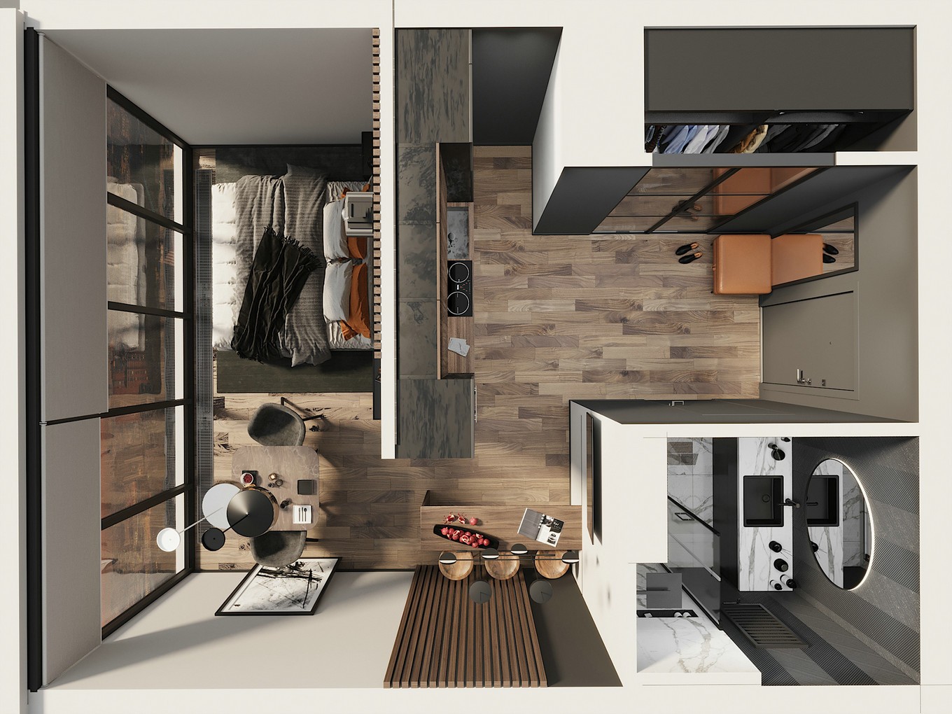 北欧风小公寓，展现随性美-12