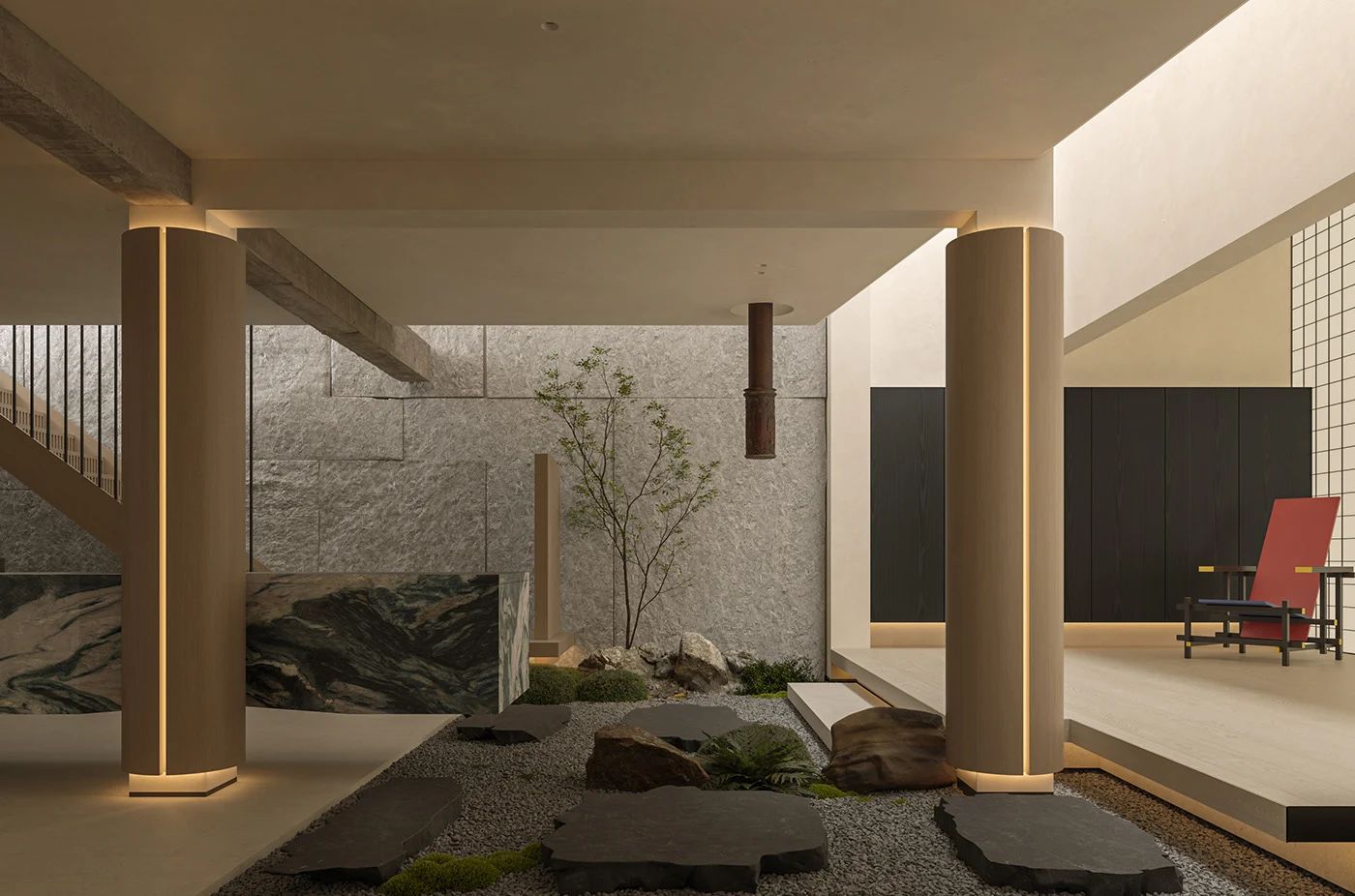 禅意东方主义 · 梦太初的跃层私宅设计丨路子曰设计-43