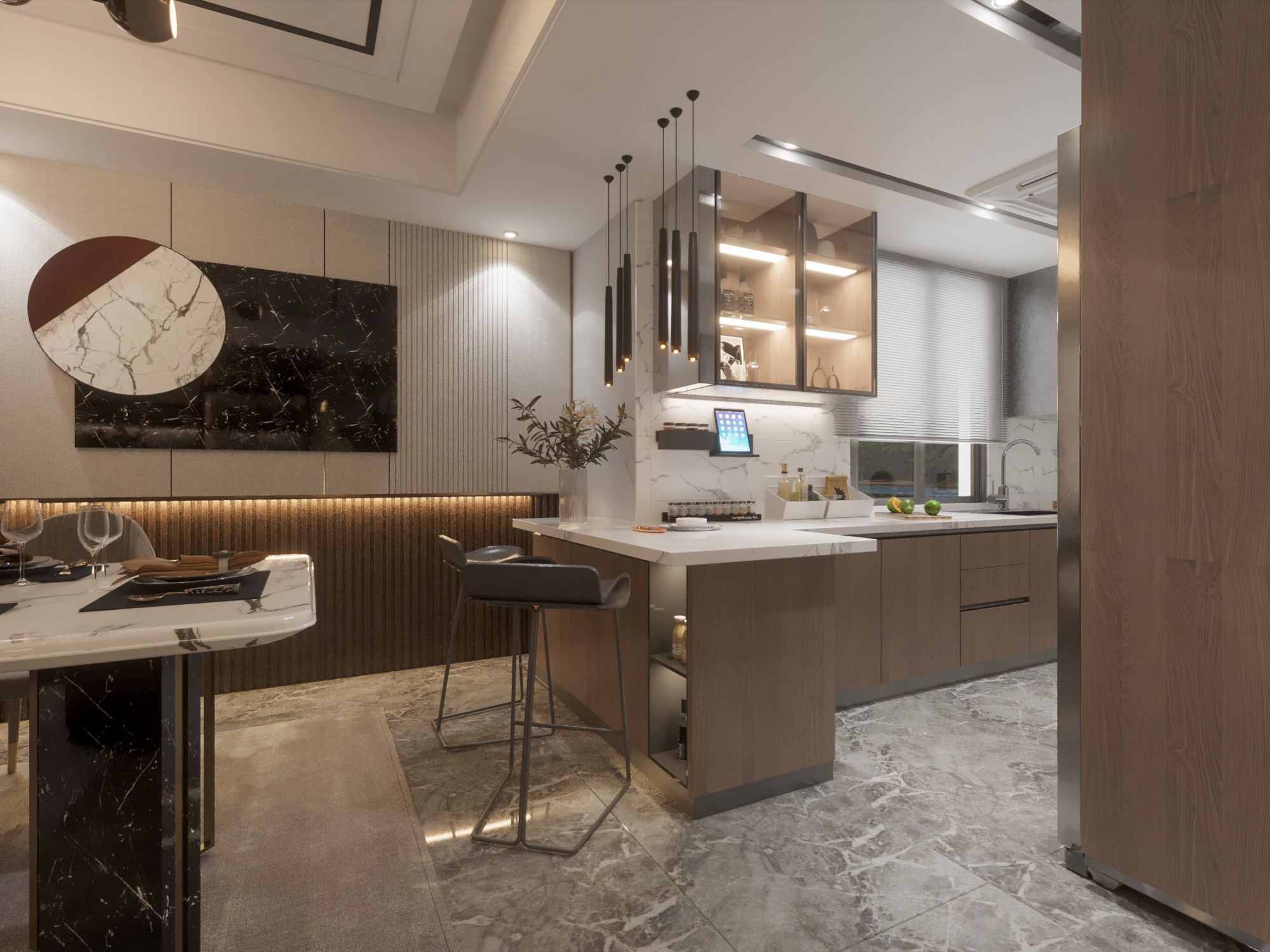 Apartment Rececption & Kitchen-7