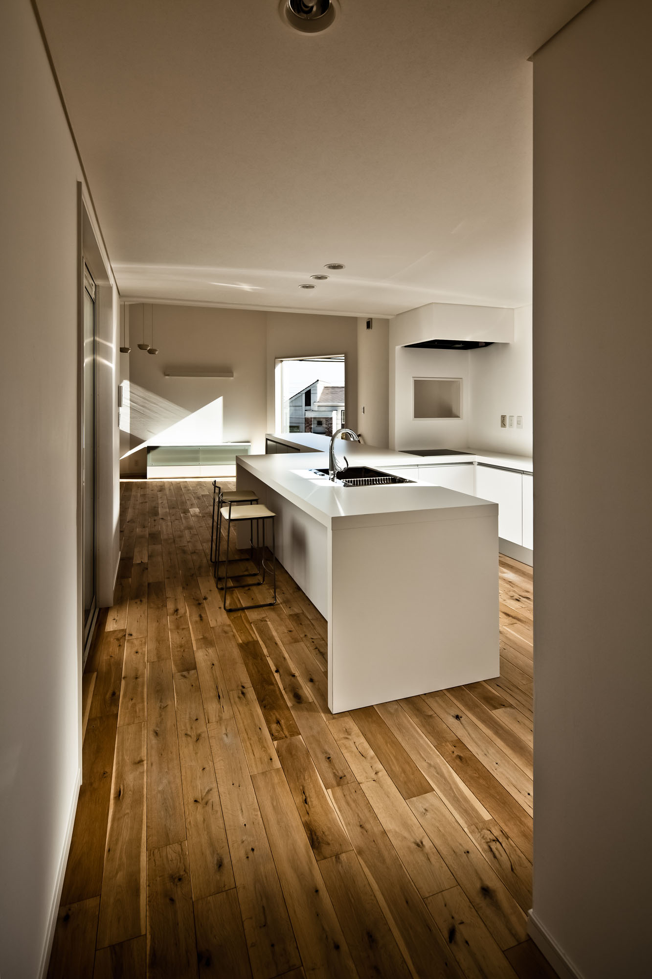 日本宝冢 Nomura24 别墅——白色木质结构与多边形空间之美-25