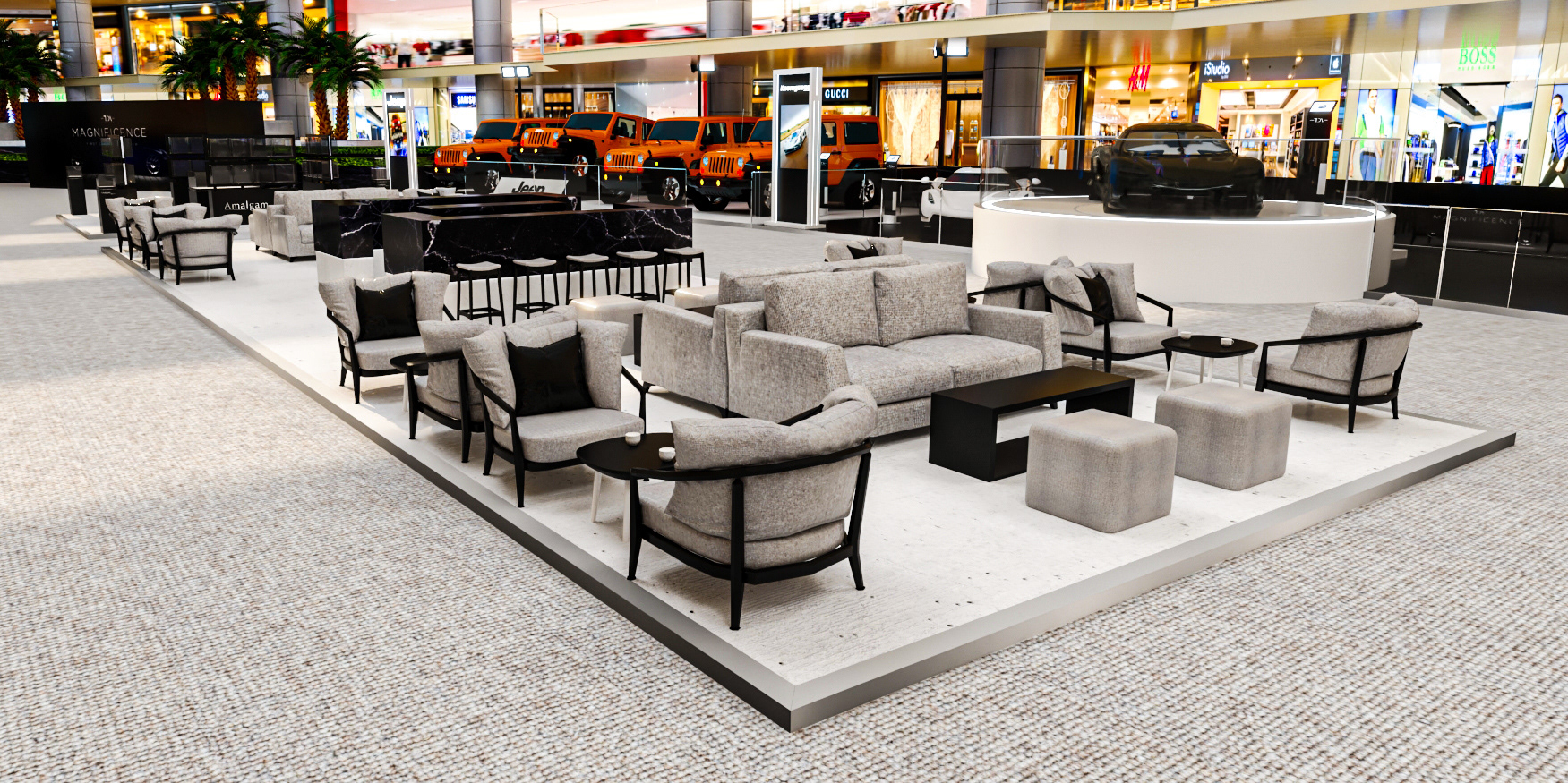 LUXURY CAR EXHIBITION EVENT ATRIUM-7