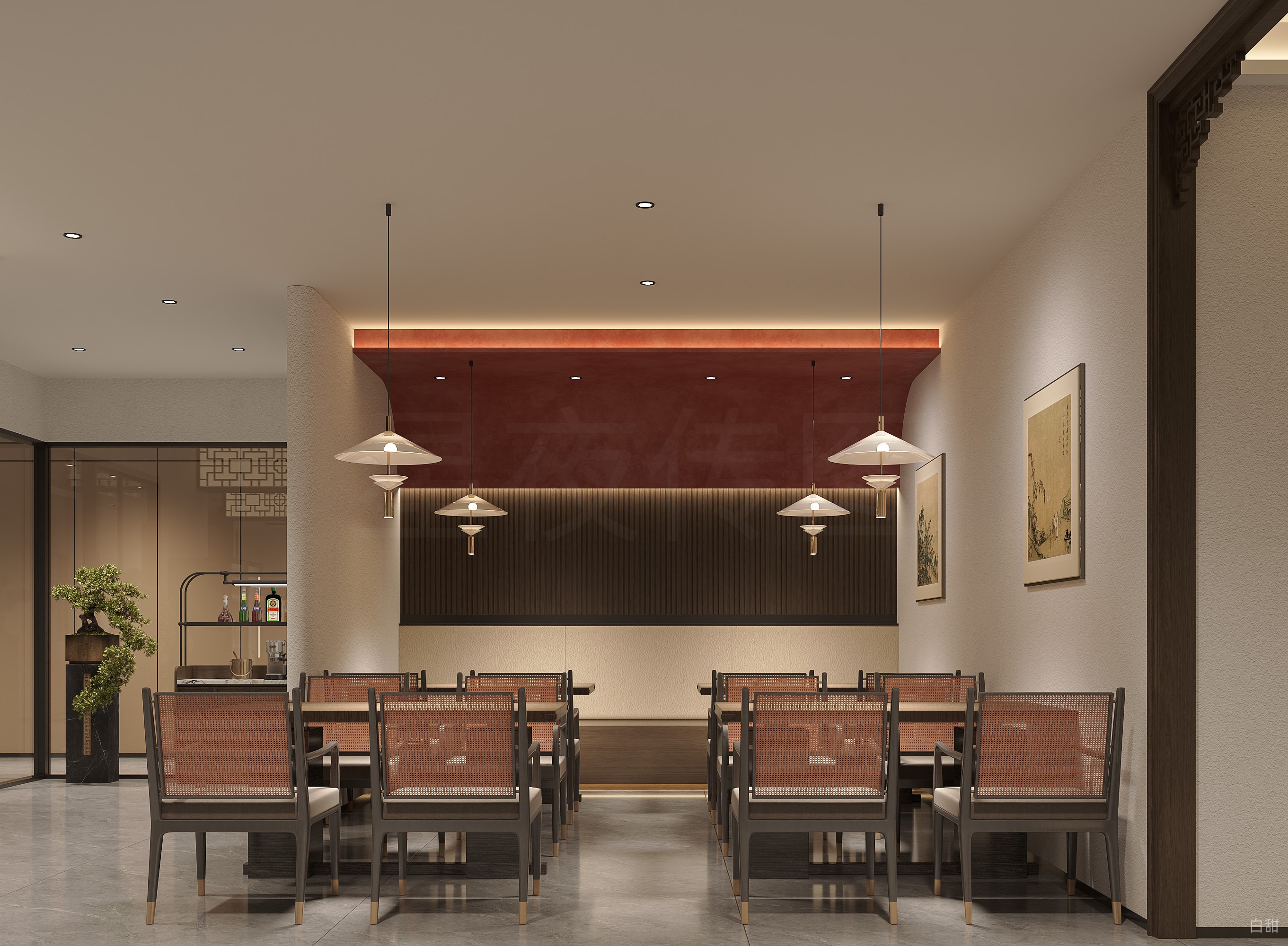 私房菜餐厅设计，将艺术美学注入餐饮空间-6