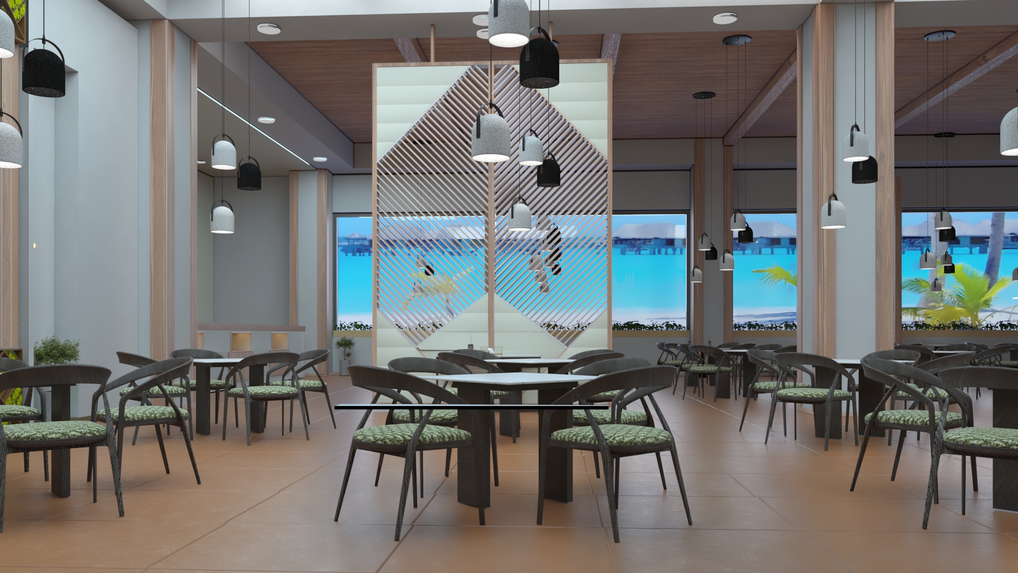 Hotel Designe (Reception - Bed room - Main Restraunt)-7