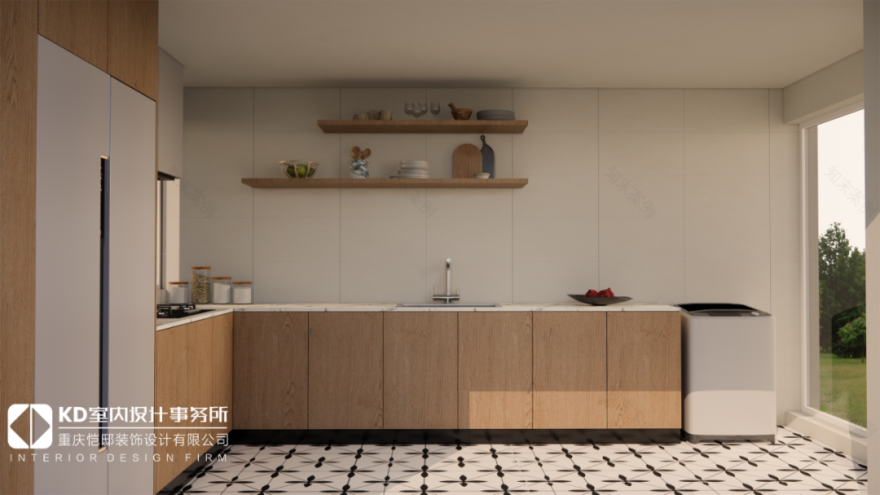 重庆龙湖西苑原木风住宅丨中国重庆丨KD室内设计事务所-36