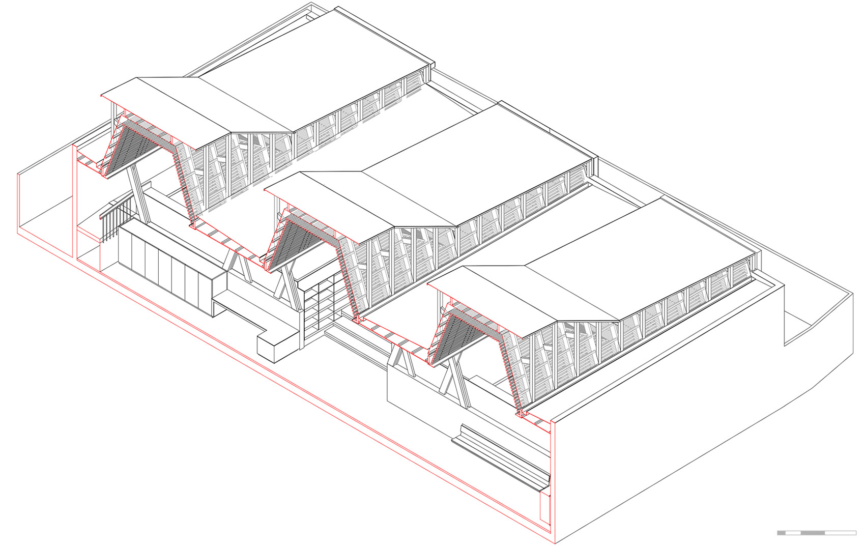 木结构图书馆，智利 / Sebastian Irarrázaval Arquitecto-14