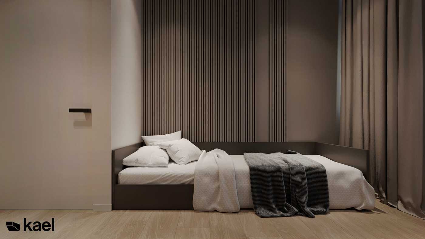 Проект 3к квартиры 90 м2 с вариантами планировки студии - Фото интерьеров-79