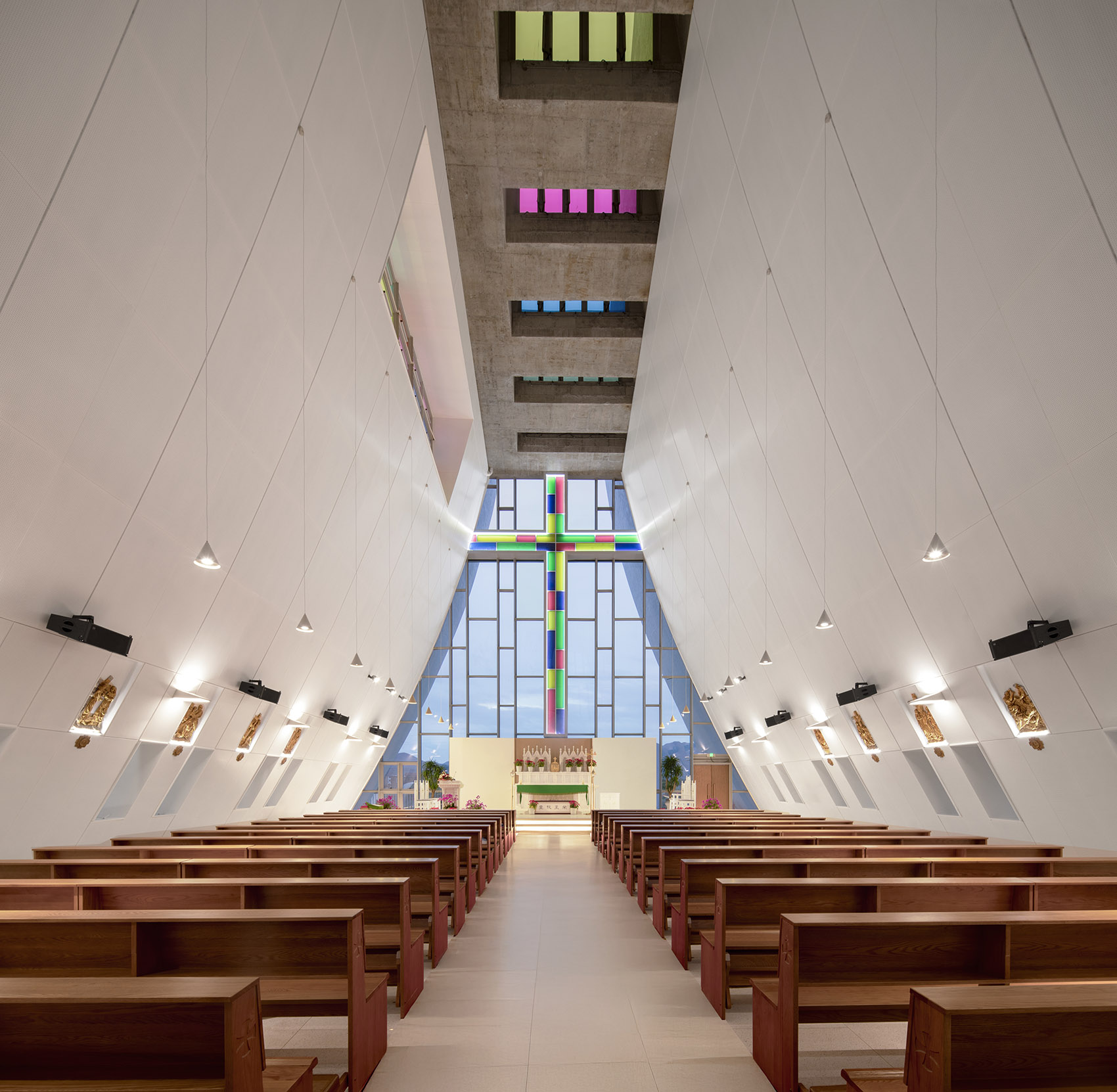 “田野之帆,心灵之舟”象山鹤浦天主教堂丨中国宁波丨中国美术学院风景建筑设计研究总院有限公司-29