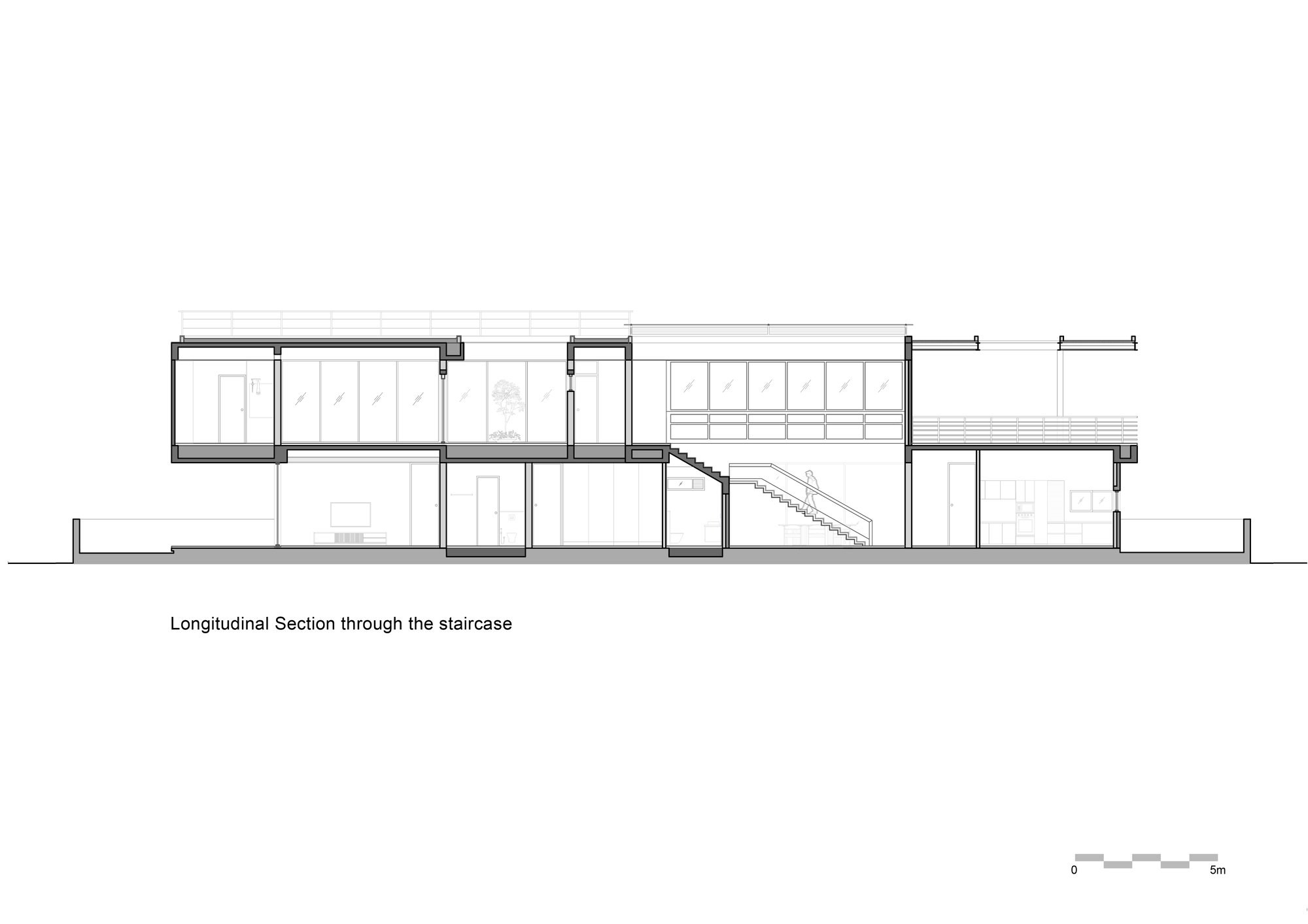 百叶窗屋;百叶窗住宅(具体可根据实际语境确定更准确的译法,此处Louvered常见意思为有百叶窗的,House为房屋、住宅等意思) 丨印度丨andblack design studio-26