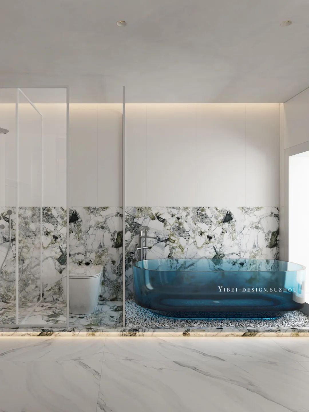 黑白奢石,打造现代都市家居之美丨中国苏州丨YIBEI DESIGN-30