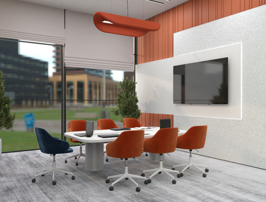 企业联合办公空间设计丨Helwan University-30