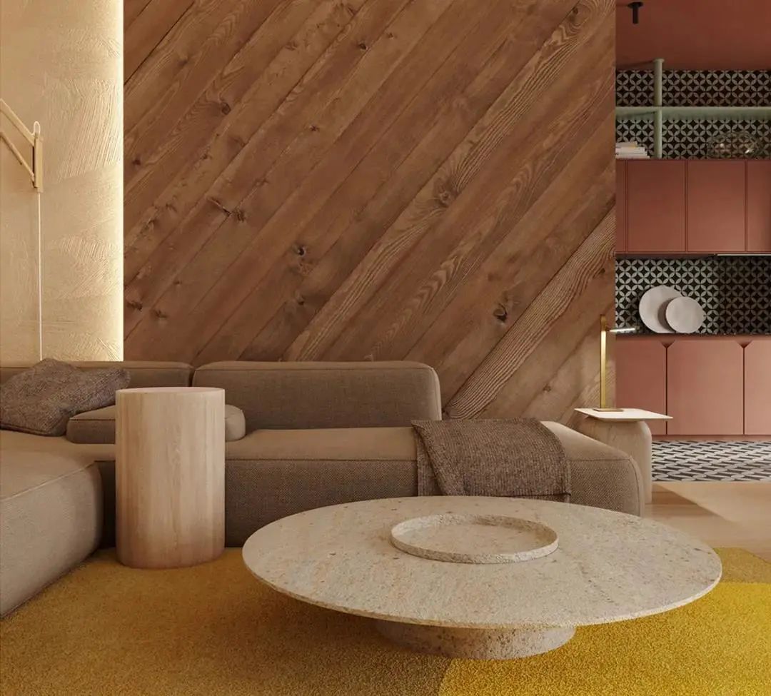 几何色彩碰撞,打造温馨空间-6