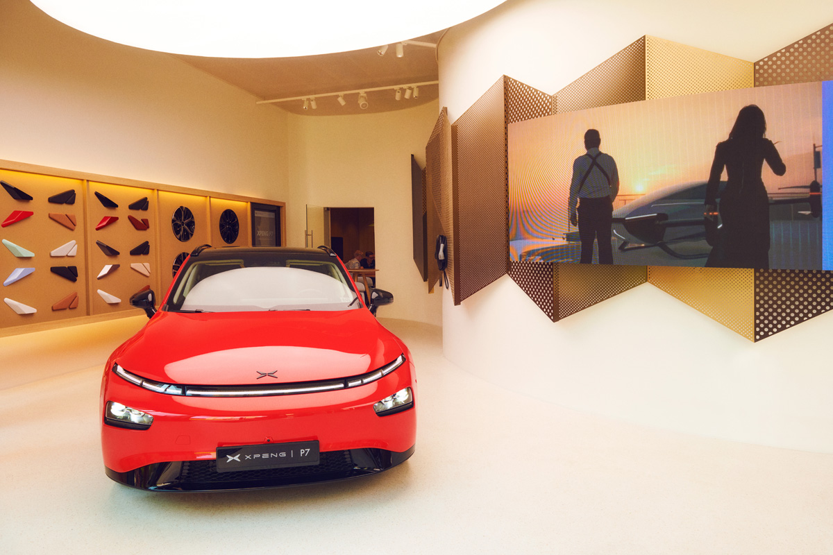 XPENG showroom in Copenhagen designed around future mobility-7