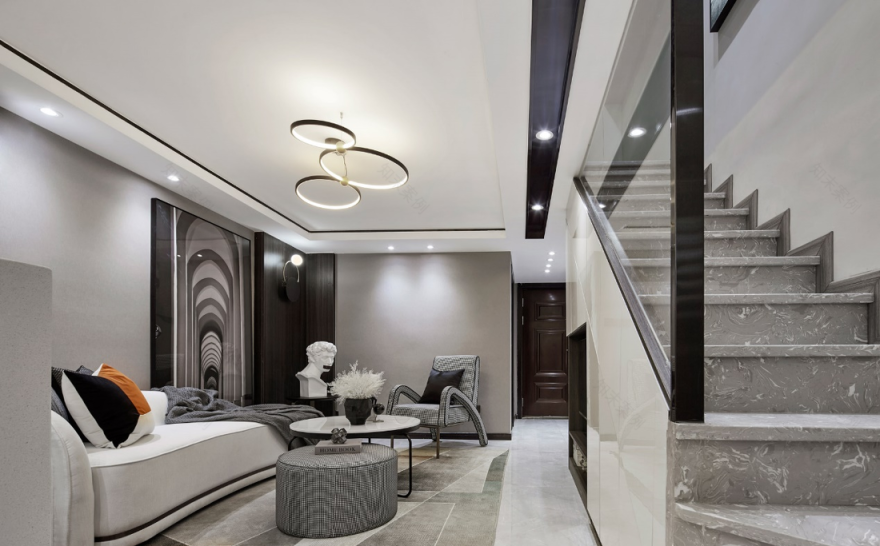 米洛映象|半山首府 Loft 2 现代简约样板间-13