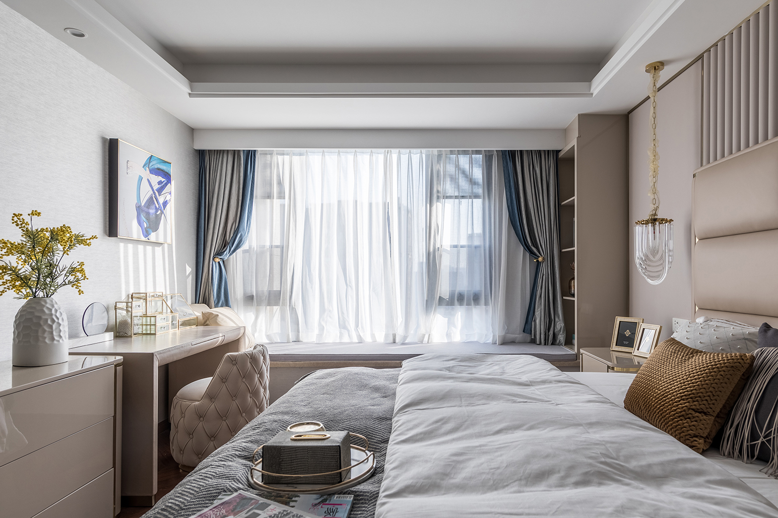 杭州九鼎打造现代意大利轻奢空间，艺术美学演绎品质生活-44