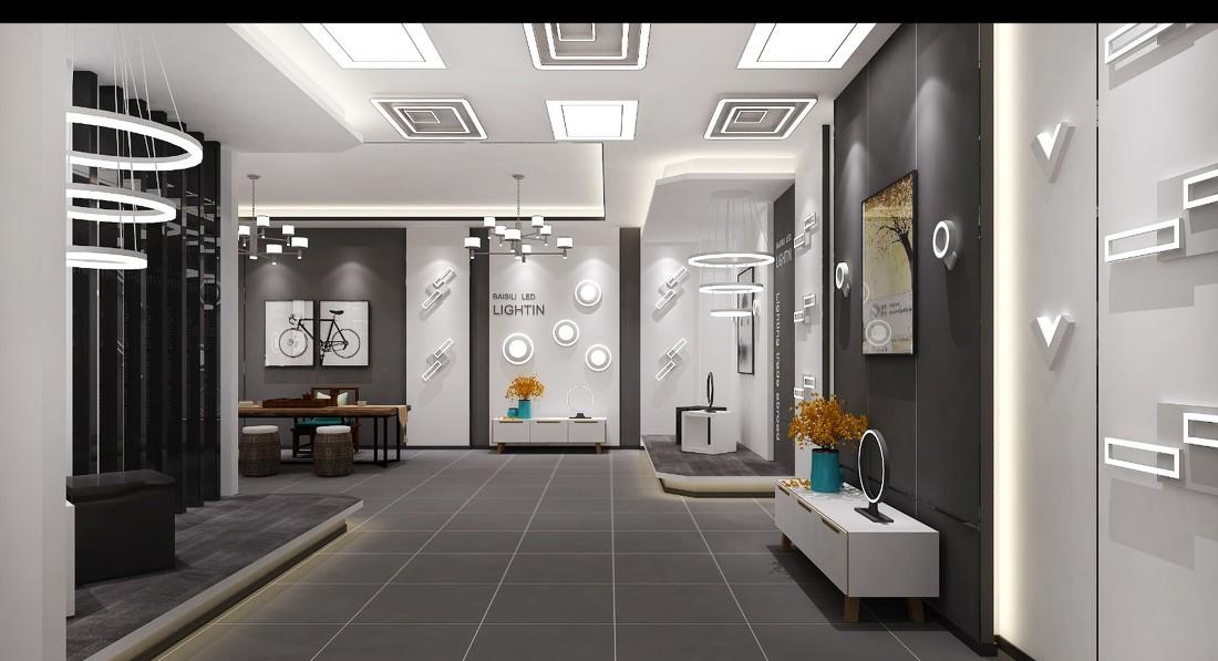 后现代灯饰照明展厅-8