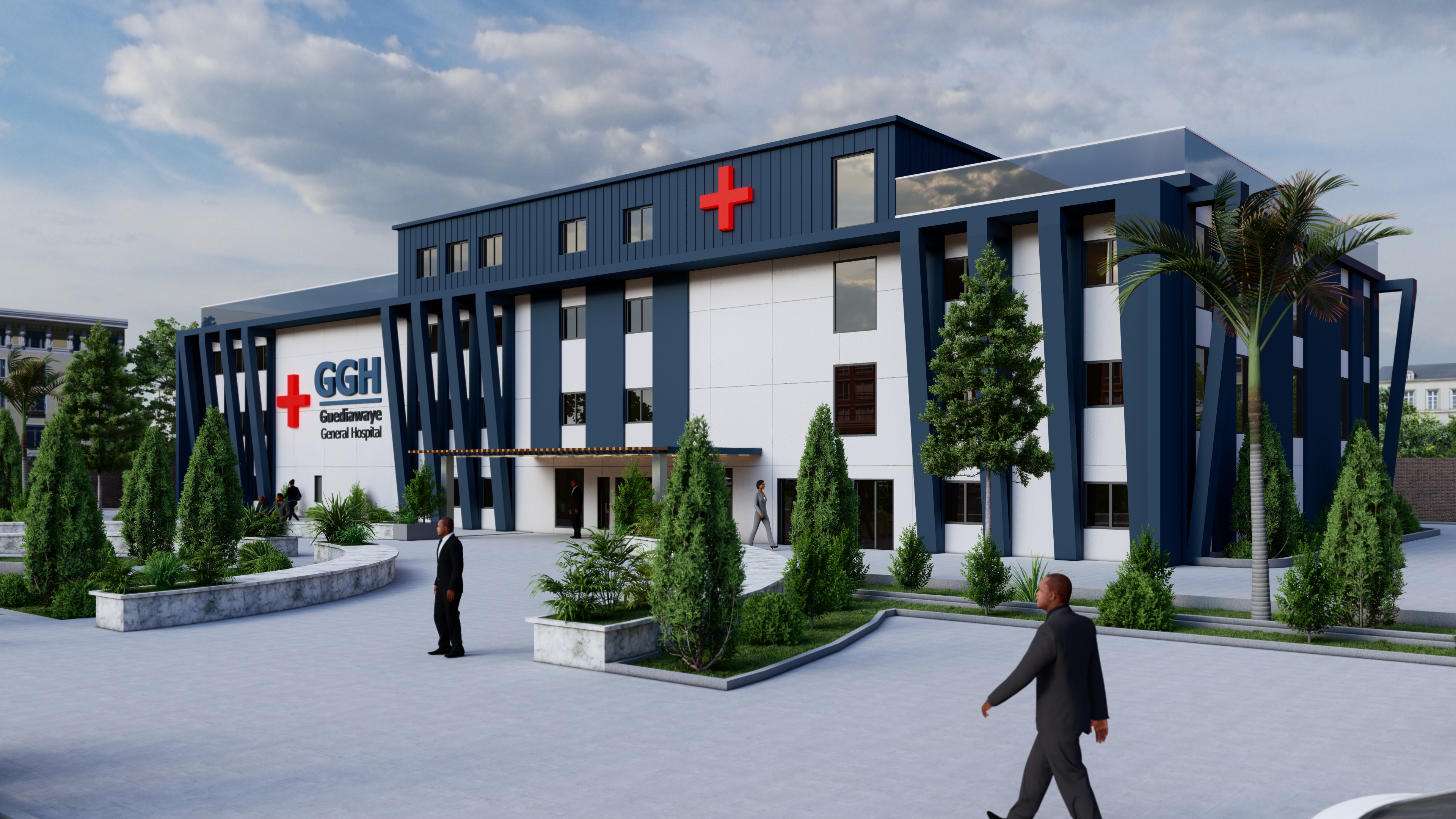 Hospital exterior design-0