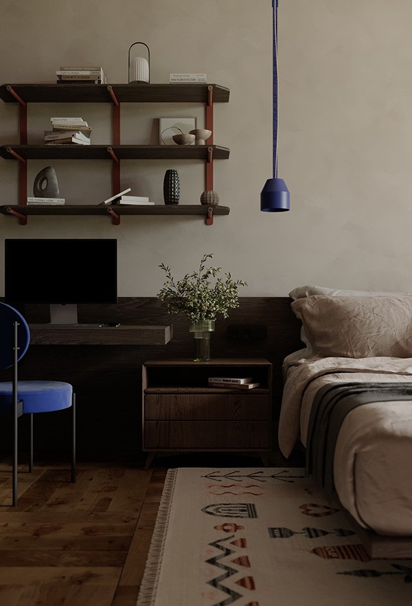 64㎡多彩小空间公寓设计-18