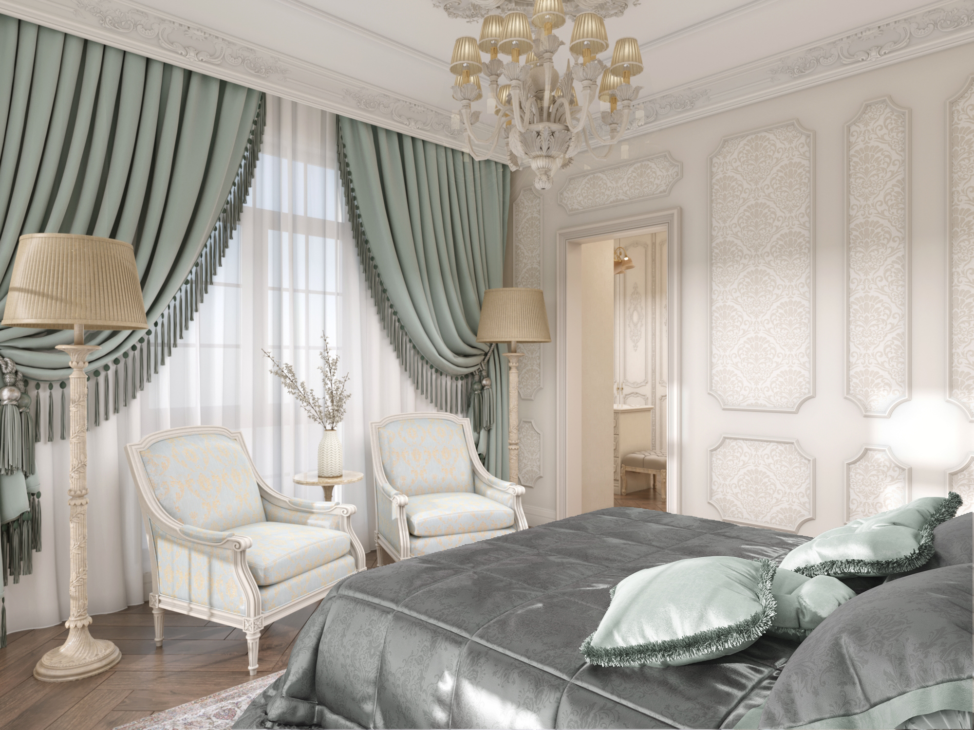 经典卧室设计丨TümerOnaran 室内建筑-3