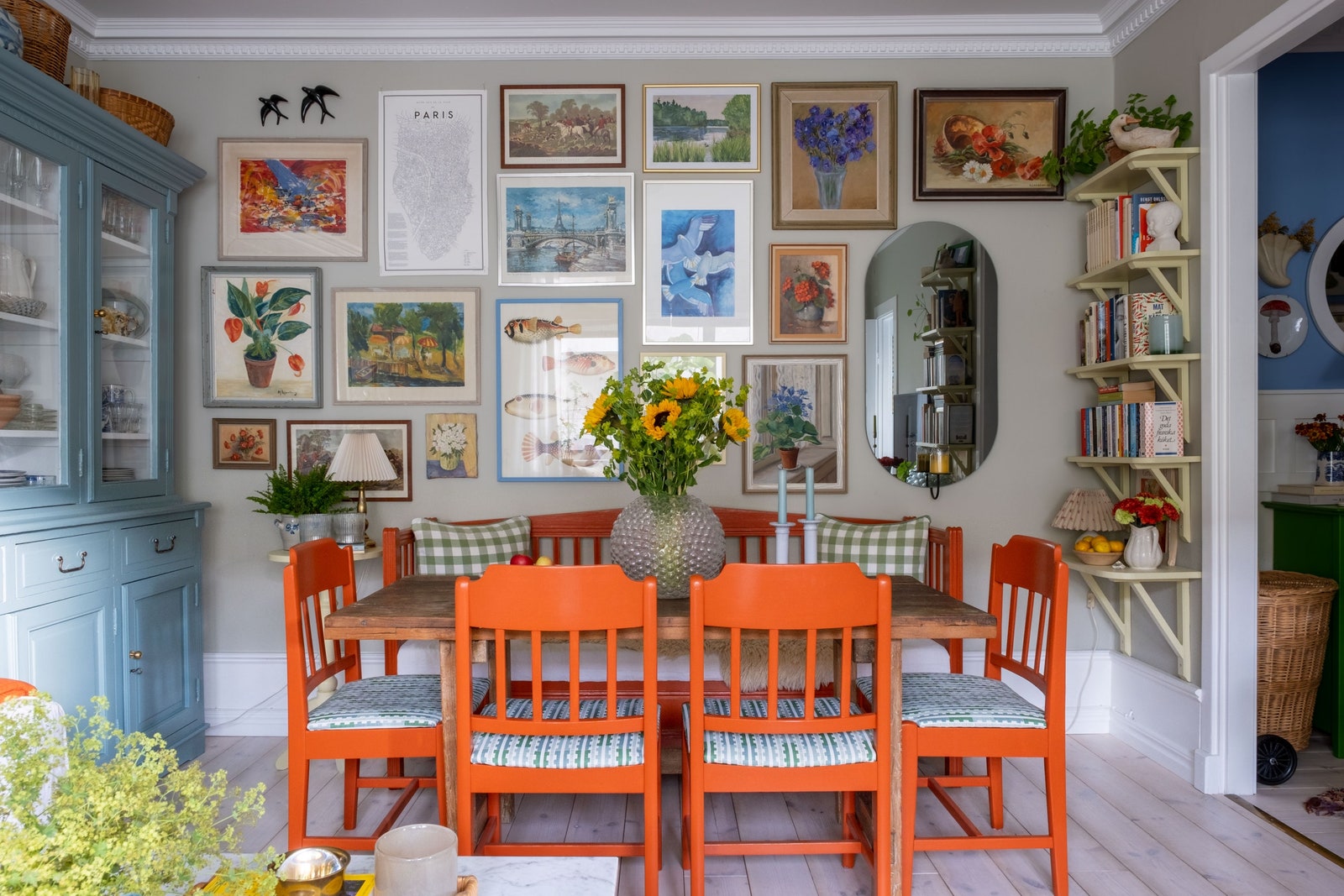 斯德哥尔摩的彩色梦想公寓 | Sebastian Bergström 的创意室内设计-14