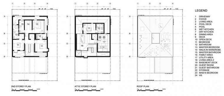 新加坡“屋中屋”半独立住宅 | 室内外层叠有致，动感空间-24
