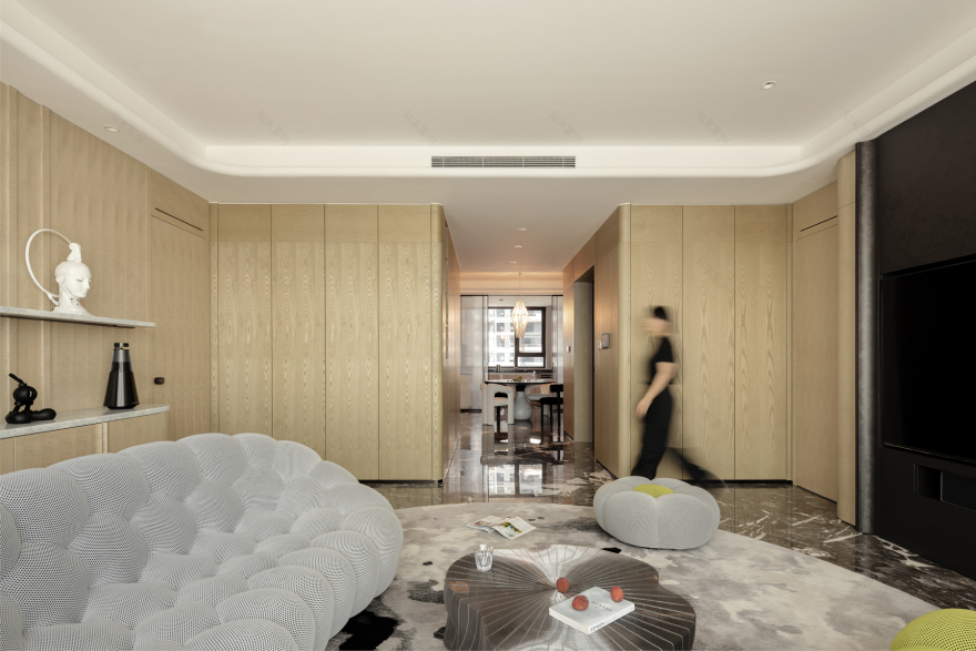 合生缦云平层精装改造丨中国北京丨尔本空间设计-6