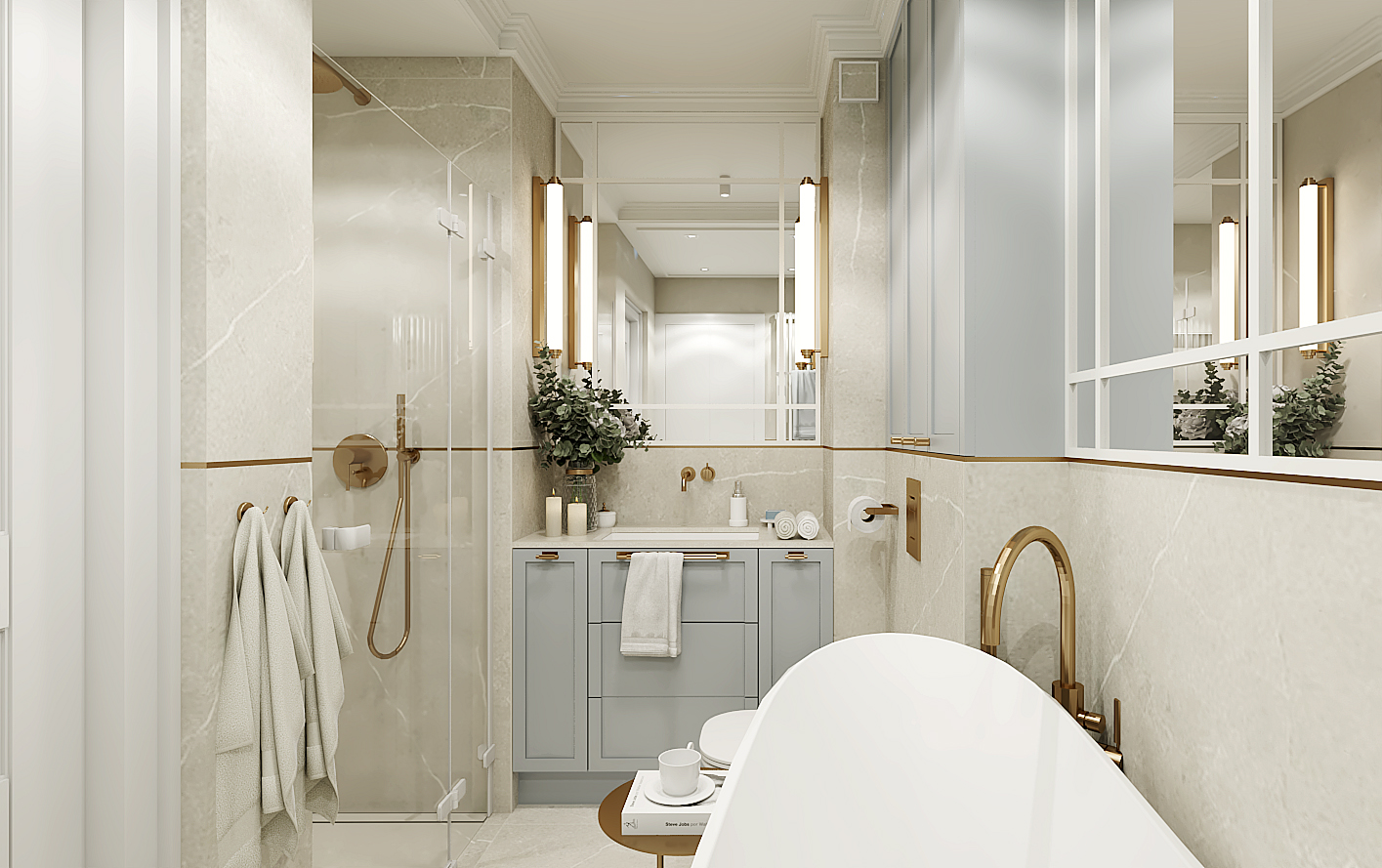 90平美式现代经典风格公寓室内设计丨波兰华沙-34