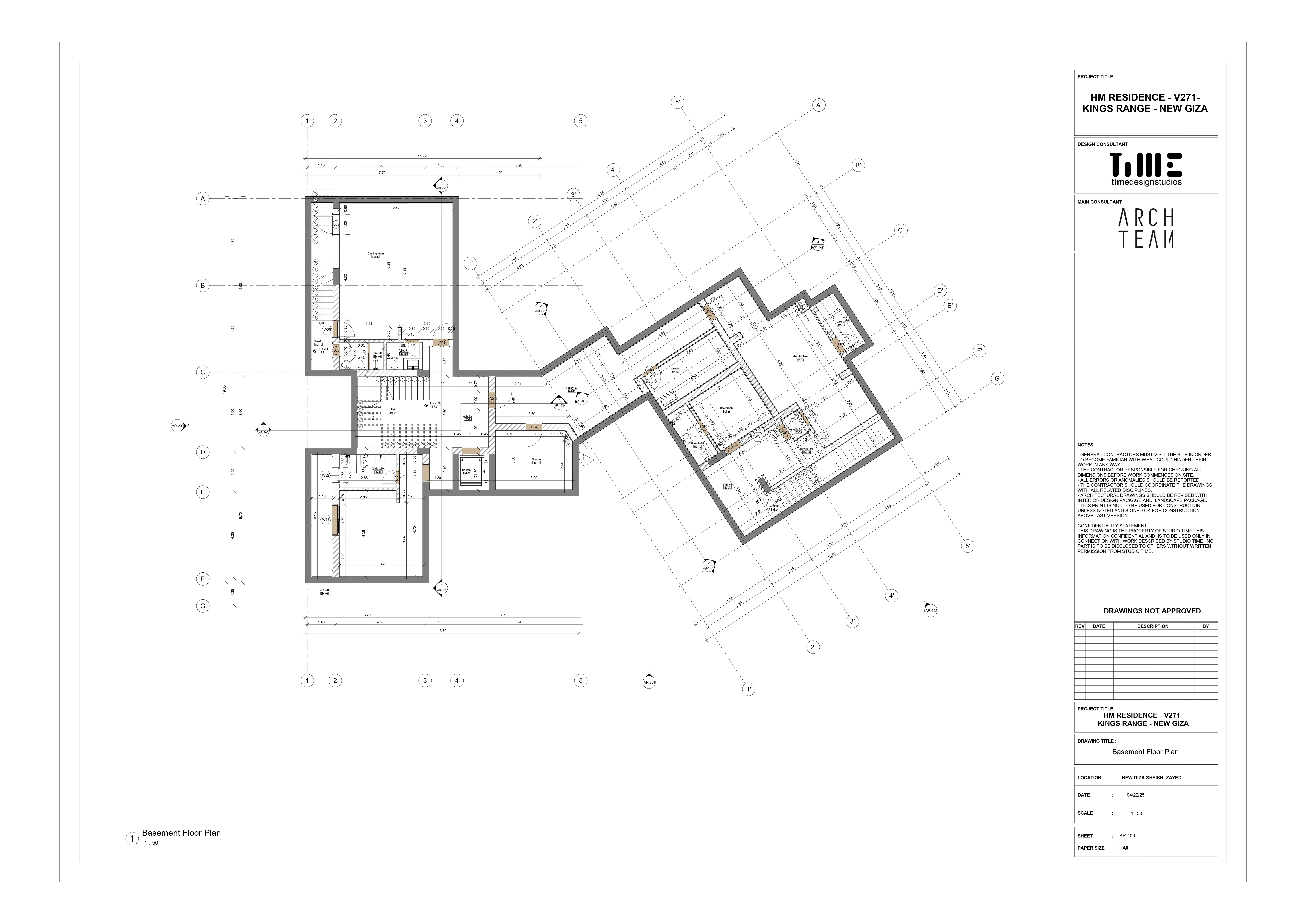 New Giza Modern Villa | LOD 350 Tender Package-19