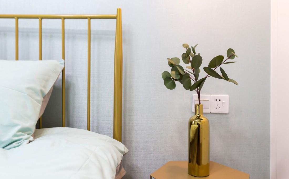 98 平米现代轻奢四房改造,设计师用心打造蓝粉主题空间-125