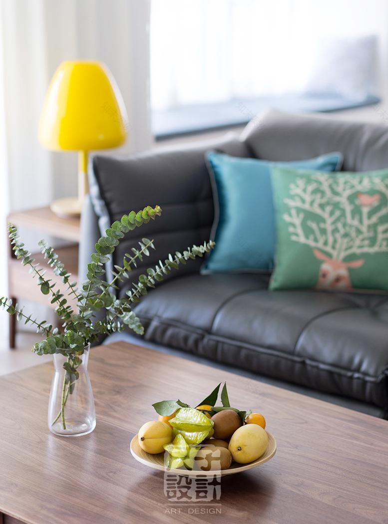 北欧风阳光宅,原木色家具营造舒适氛围-35