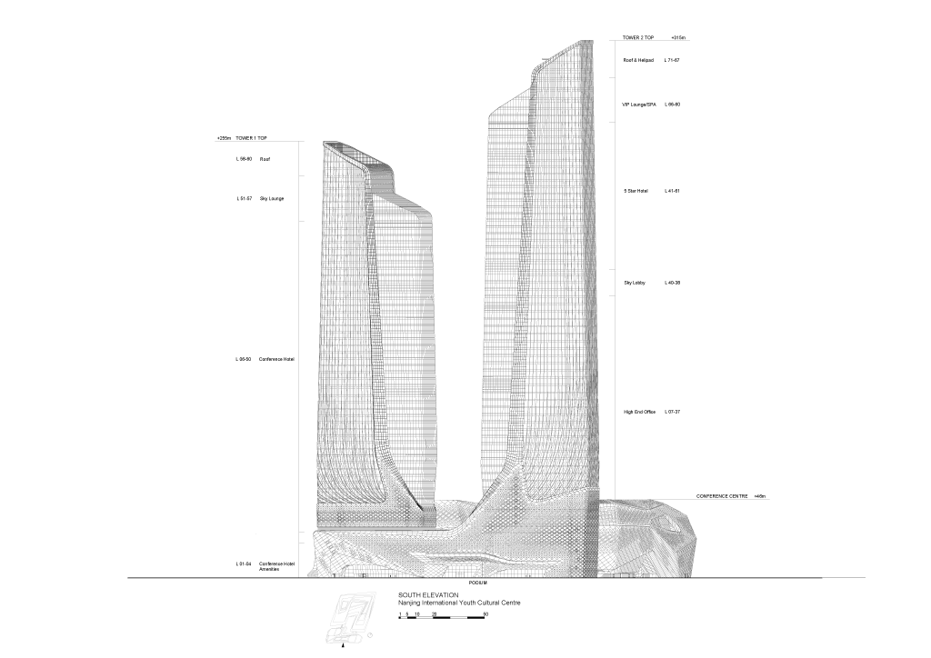 南京国际青年文化中心丨中国南京丨扎哈·哈迪德建筑事务所（Zaha Hadid Architects）-32