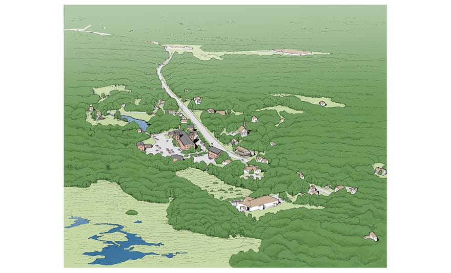 北金斯敦村(复数形式,可能指多个相关的村庄区域) 丨美国丨Dodson & Flinker-4