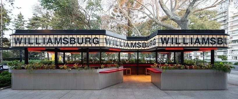 阿根廷 Williamsburg 餐厅露天座位设计,红砖元素营造自然氛围-23