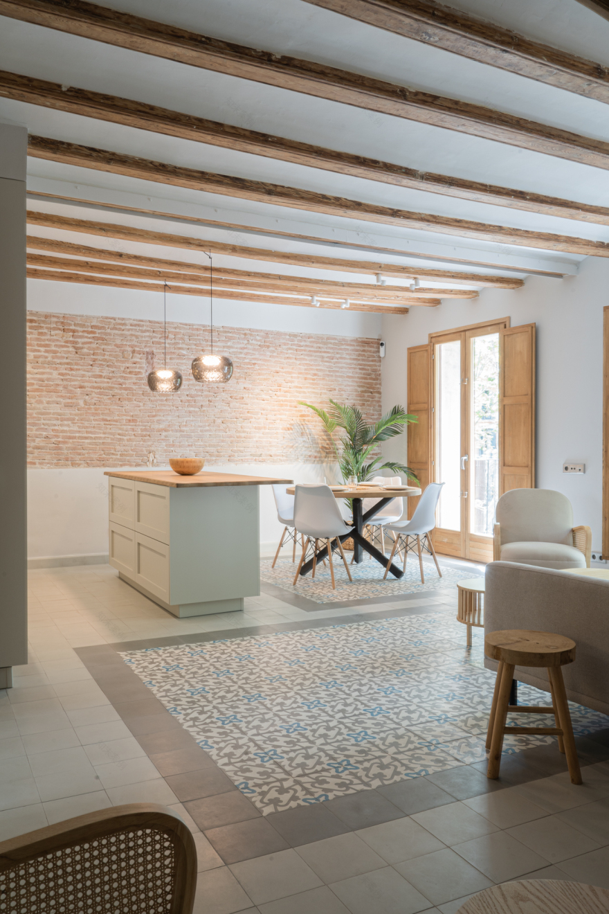 巴塞罗那兰布拉大道公寓室内设计与照明项目丨西班牙巴塞罗那-9