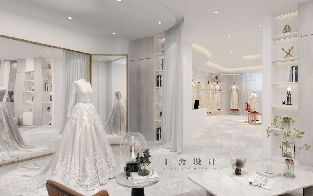 若白婚纱店丨中国上海丨上舍设计-20