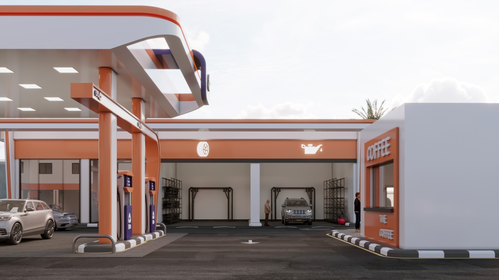 JALAWYA 加油站丨沙特阿拉伯丨NERMEN ASSEM-2