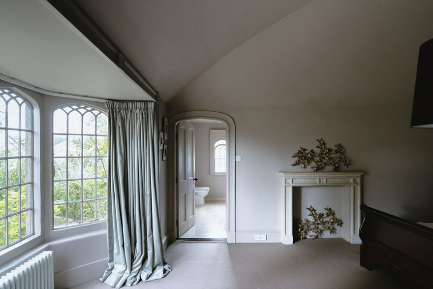 英格兰 19 世纪哥特式石屋,穿越时空的浪漫居住体验-21