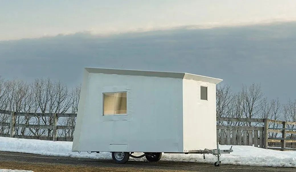 半透明 PTFE 膜房车丨日本丨隈太一,隈研吾建筑都市设计事务所-0