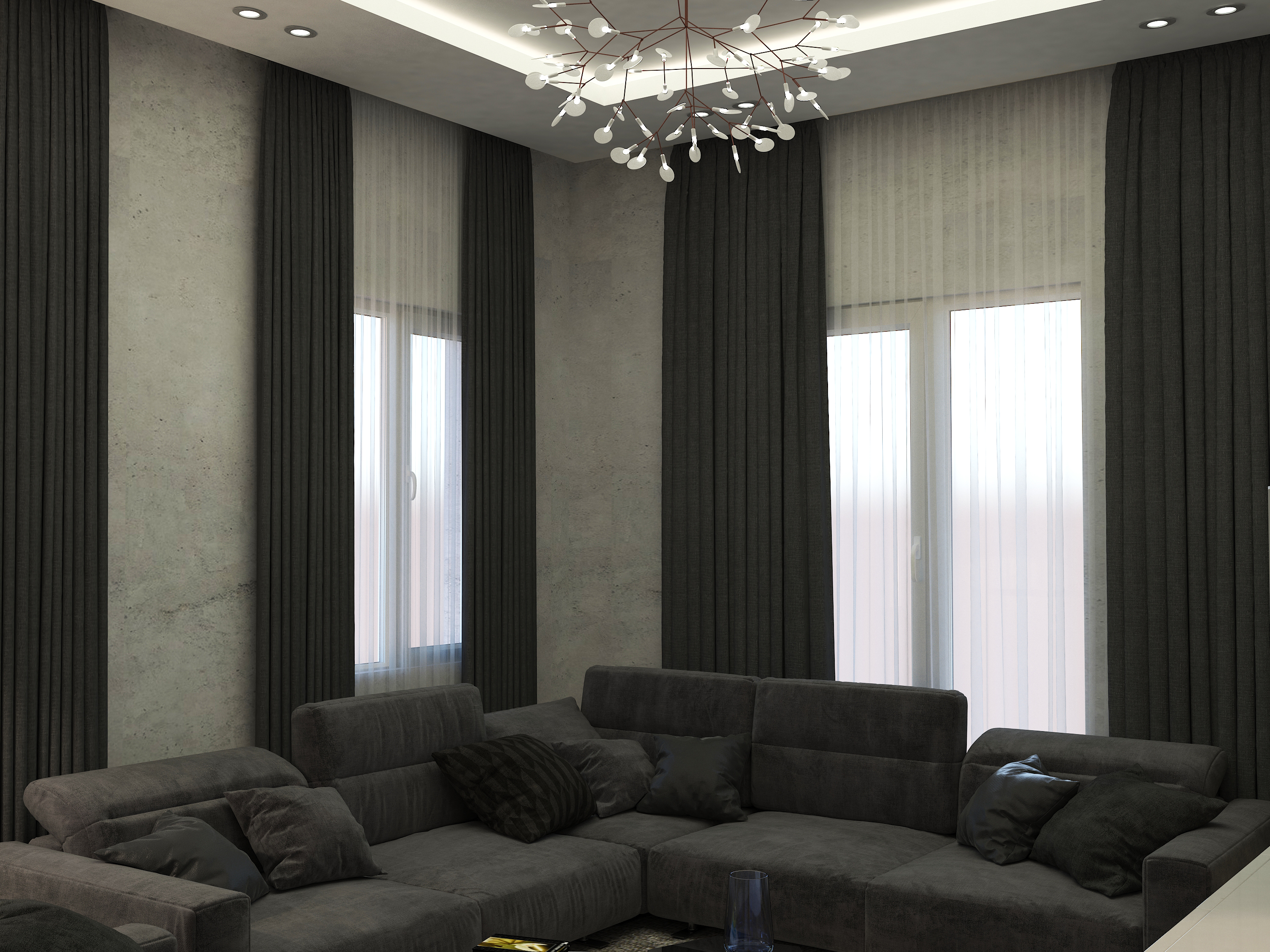 LIVING ROOM & KITCHENETTE-1