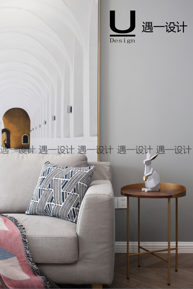 糖系治愈北欧风，启东御河湾 130㎡甜蜜空间-3