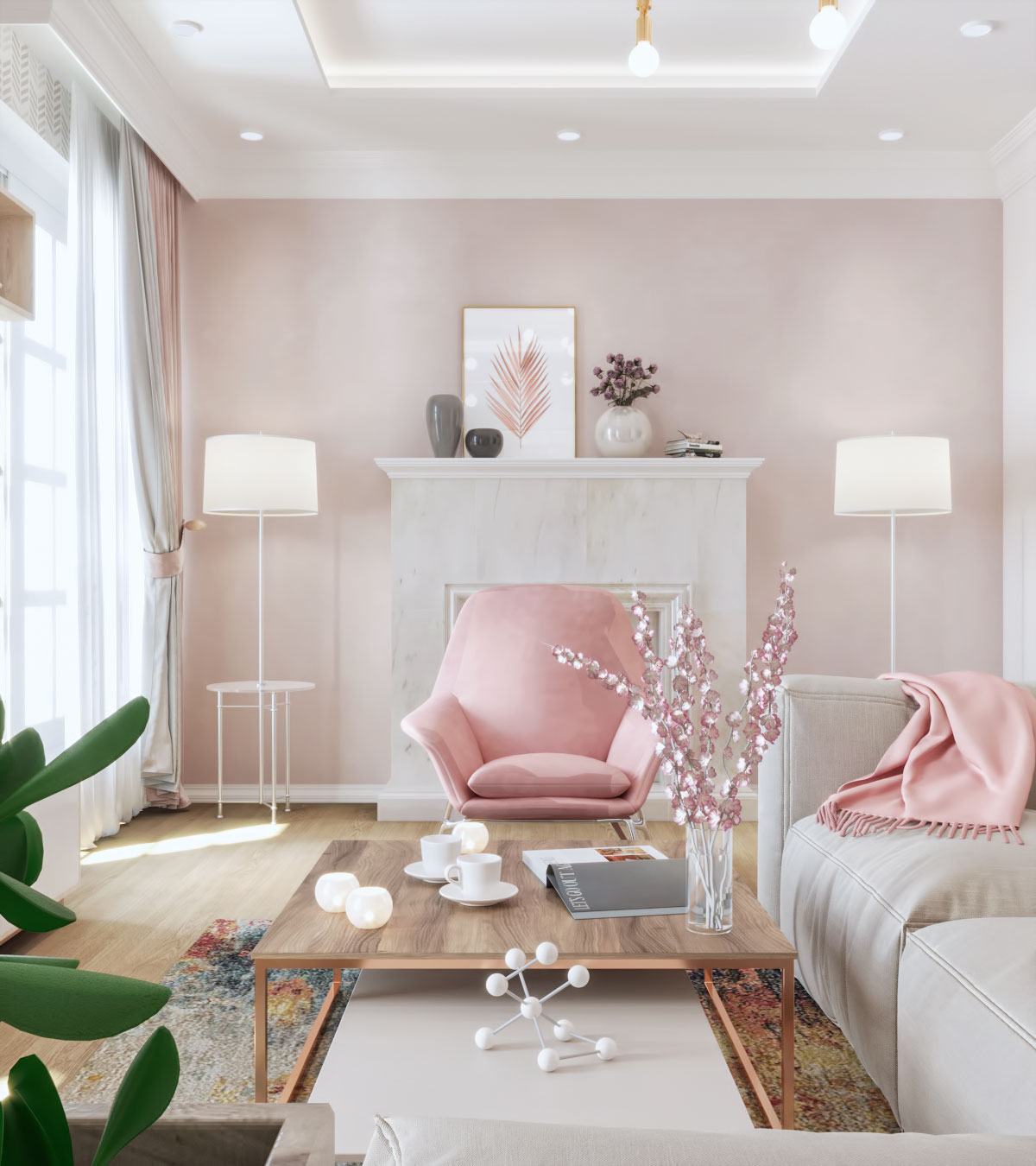 Simple living room-0