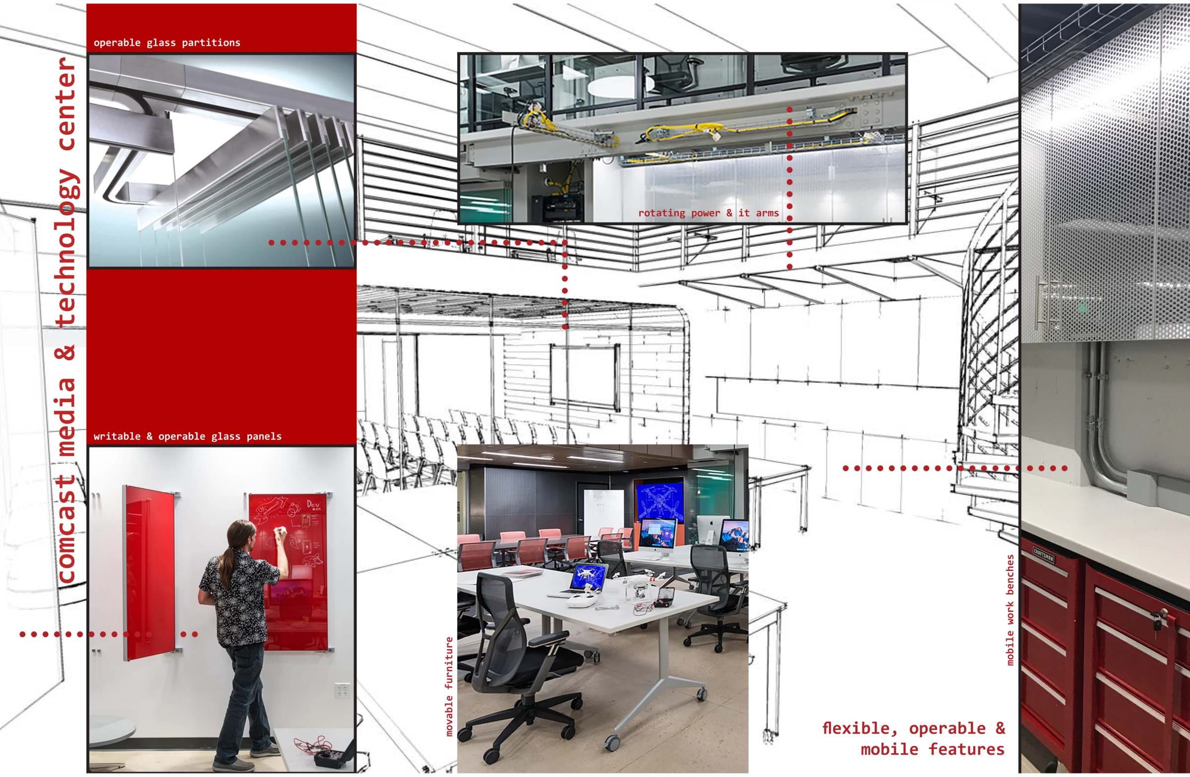 康卡斯特媒体与技术中心丨美国丹佛丨Architectural Workshop-14