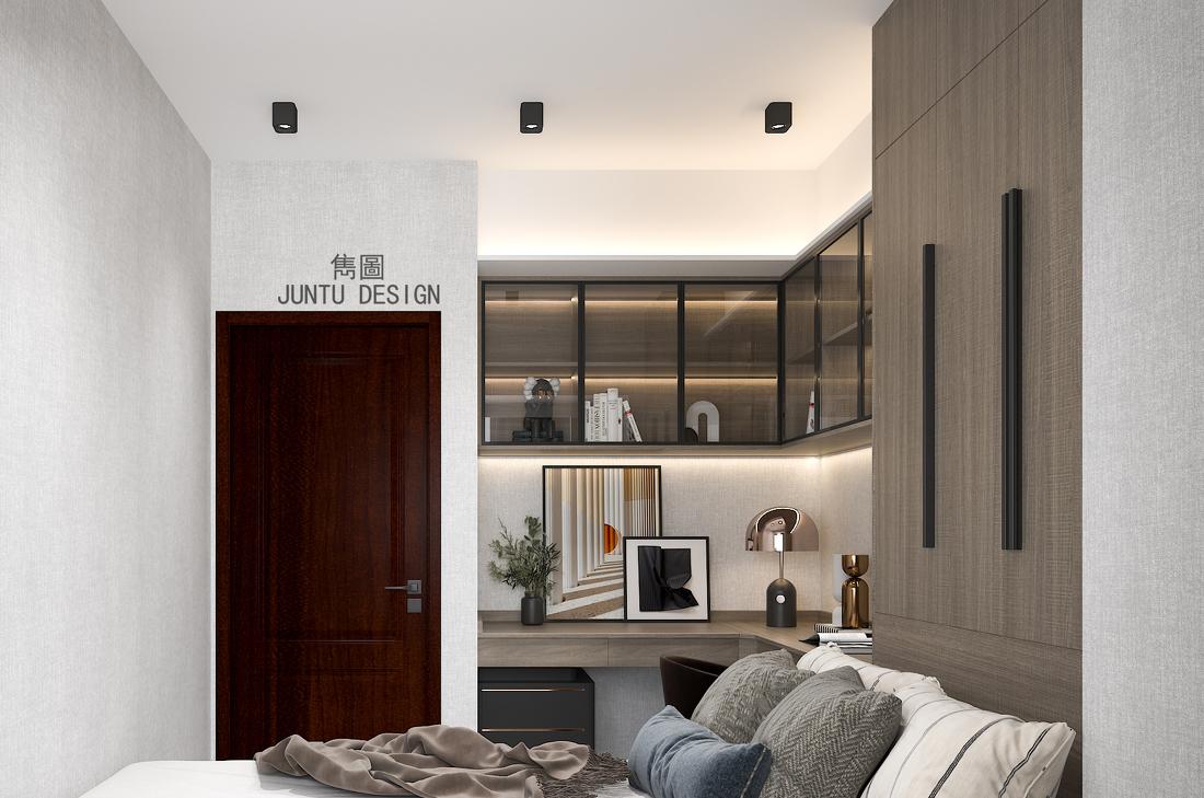 广州兰亭盛荟 130m²高级灰时尚家居丨中国广州-26