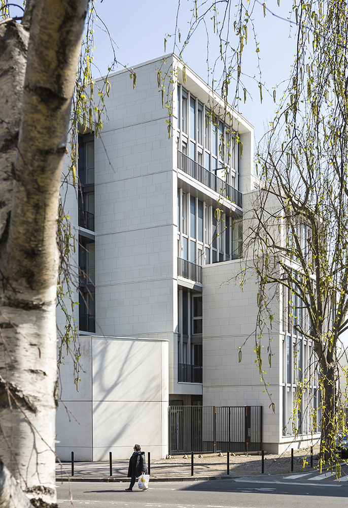 巴黎“蓝色屋顶”木结构住宅楼-16