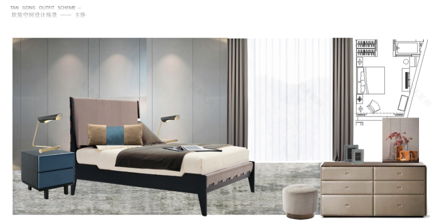 温暖质感海风空间设计-15