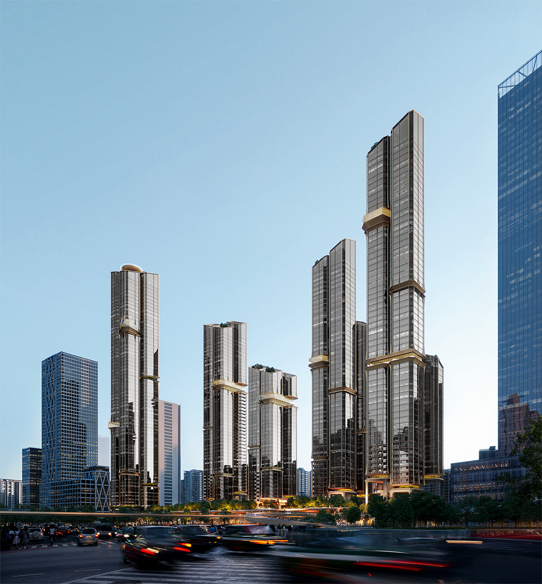 深圳后海“地王”公开招标优胜方案丨中国深圳丨line+建筑事务所-3