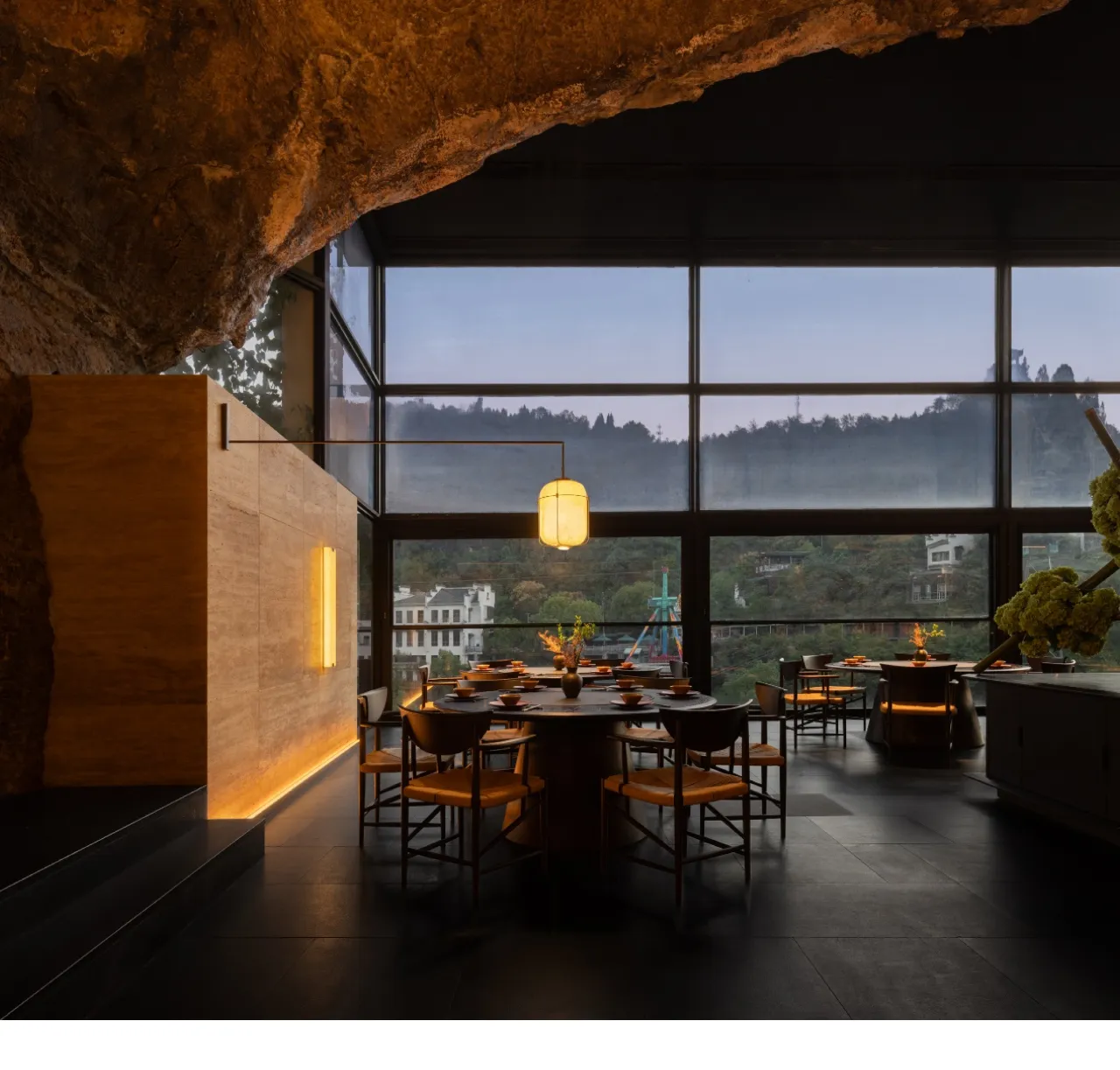 春山秋水｜新作：放翁 · 悬崖餐厅：鹤舞山谷，大隐在野-31