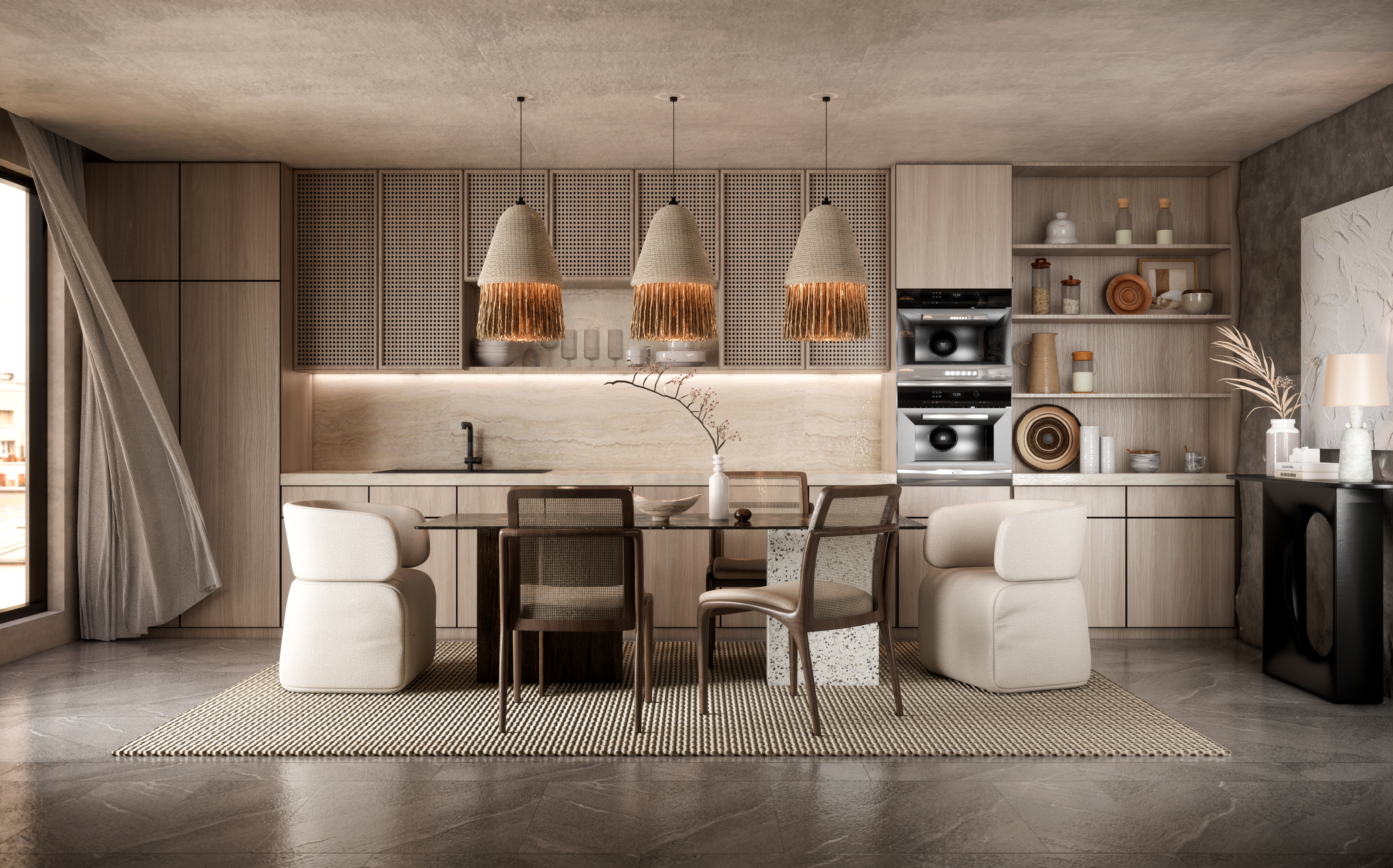 Project 01_Scandinavian Kitchen & Dining Area-0