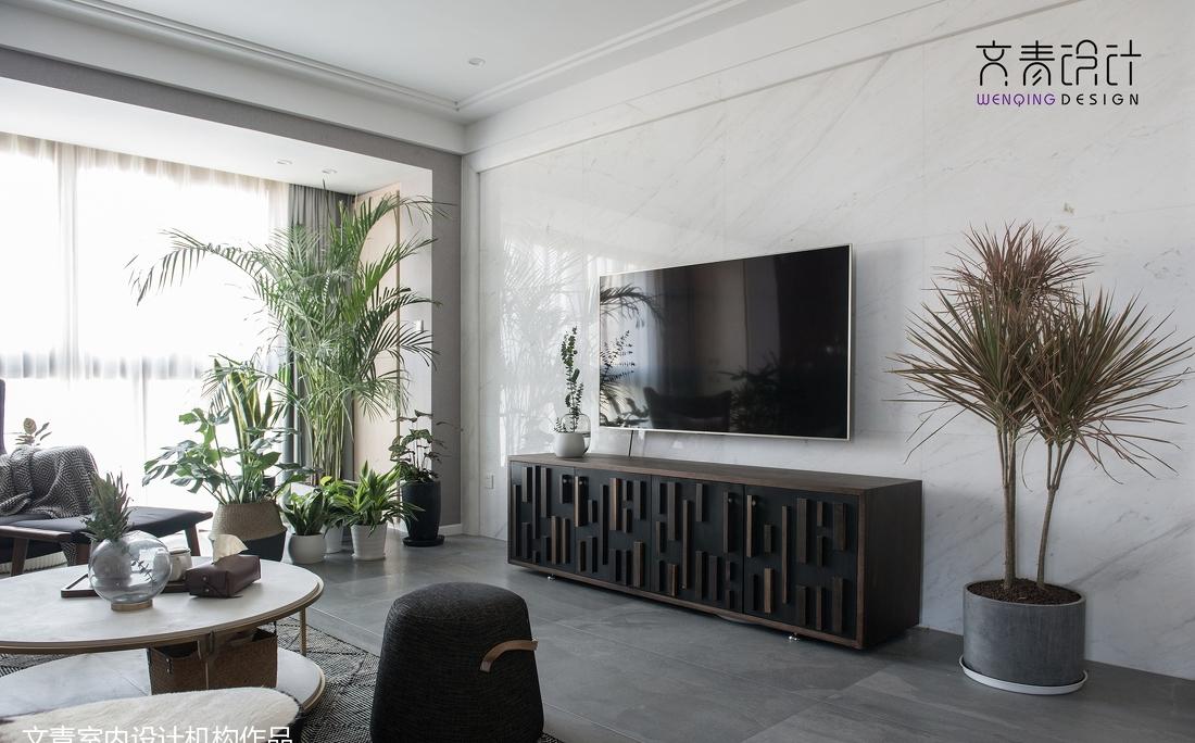 高级北欧风 175 平米摄影师家 | 绿色植物与黑白灰的完美融合-16