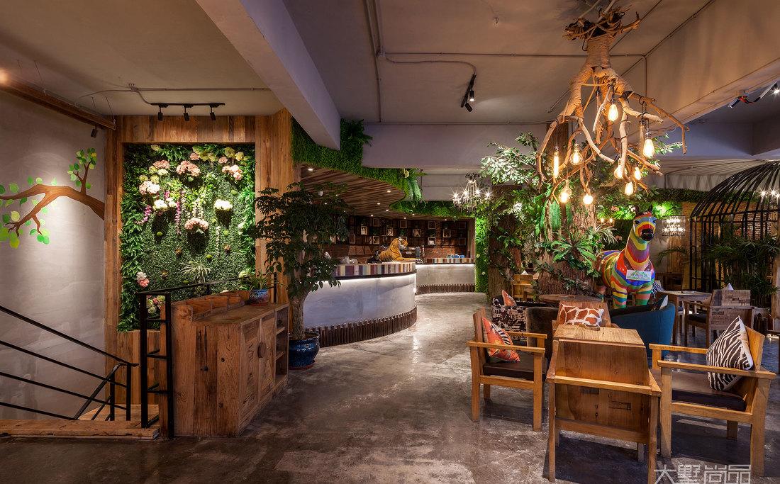 绿意盎然的自然咖啡厅-5