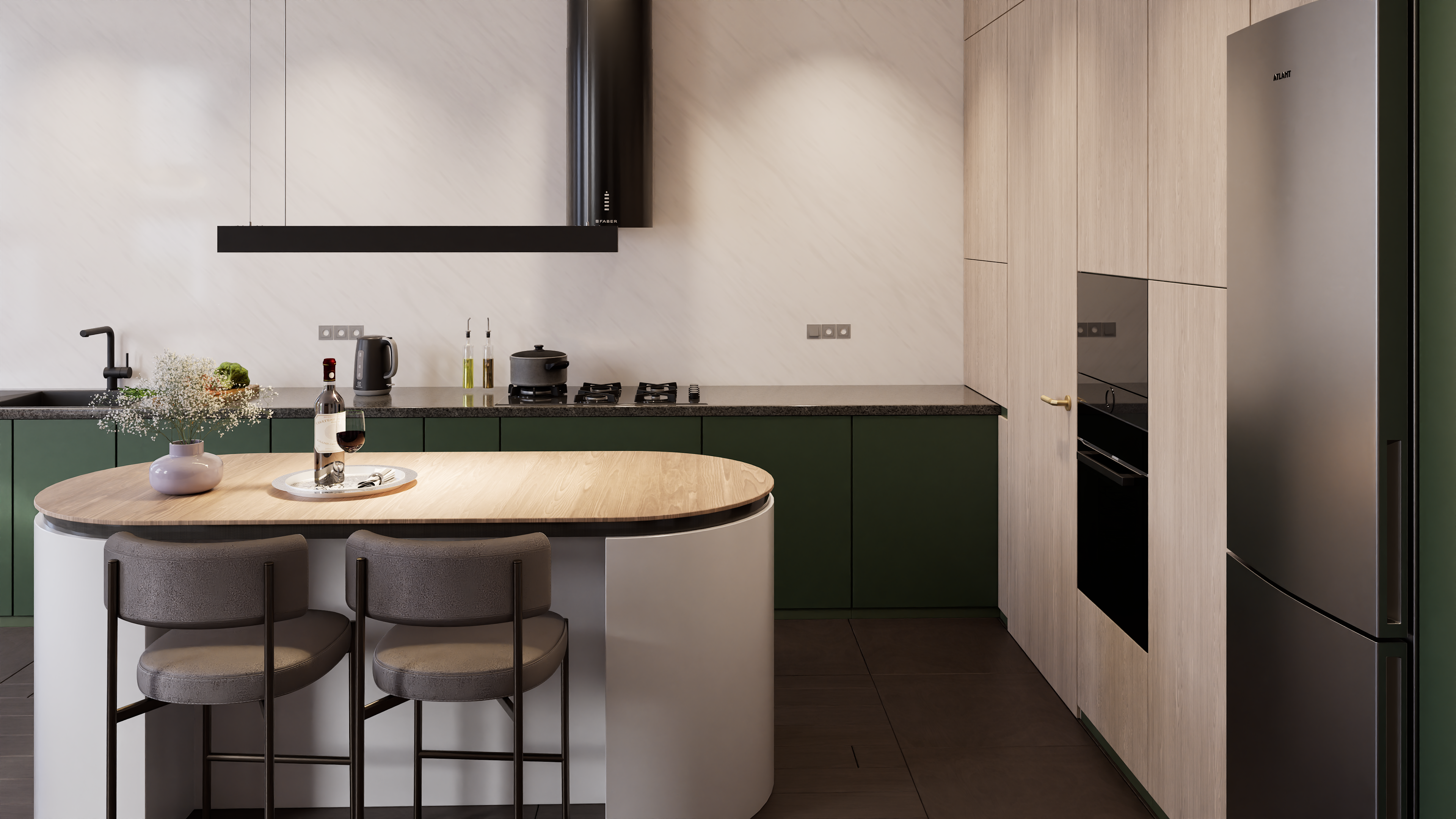 The modern kitchen design-3